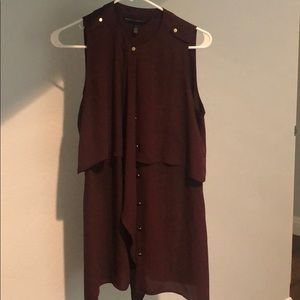 White house black market Sleeveless dress shirt